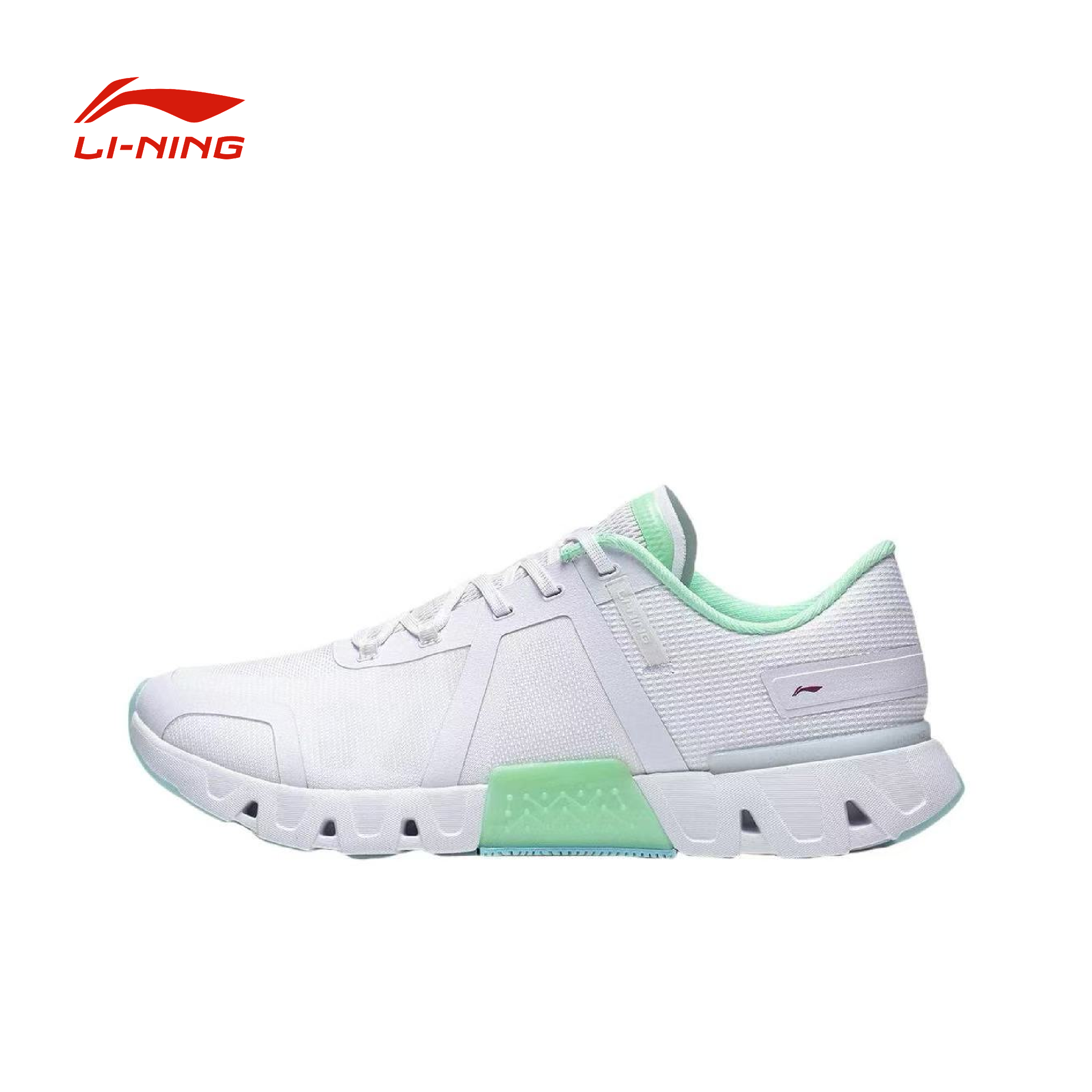 李宁秋季羚灵钟楚曦同款女子健身鞋轻量回弹多功能运动鞋AFVT004