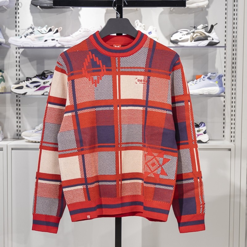 李宁套头毛衣保暖舒适