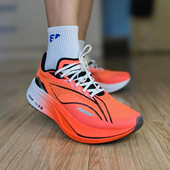 Challenger男子䨻碳板体测透气竞速跑步鞋 李宁跑鞋 飞电4 ARMU005