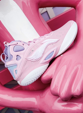 李宁正品驭帅19新款25春减震耐磨回弹中帮男子实战篮球鞋ABAV005