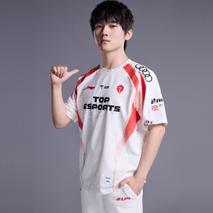 队服男女夜光短袖 李宁队服LPL 2026赛季 TES战队经典 ATSU663 T恤