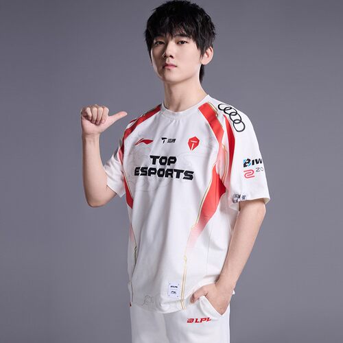 李宁队服LPL 2026赛季TES战队经典队服男女夜光短袖T恤 ATSU663