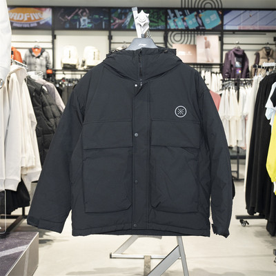 李宁羽绒服男韦德系列短款2025冬季新款保暖休闲外套上衣AYMV063