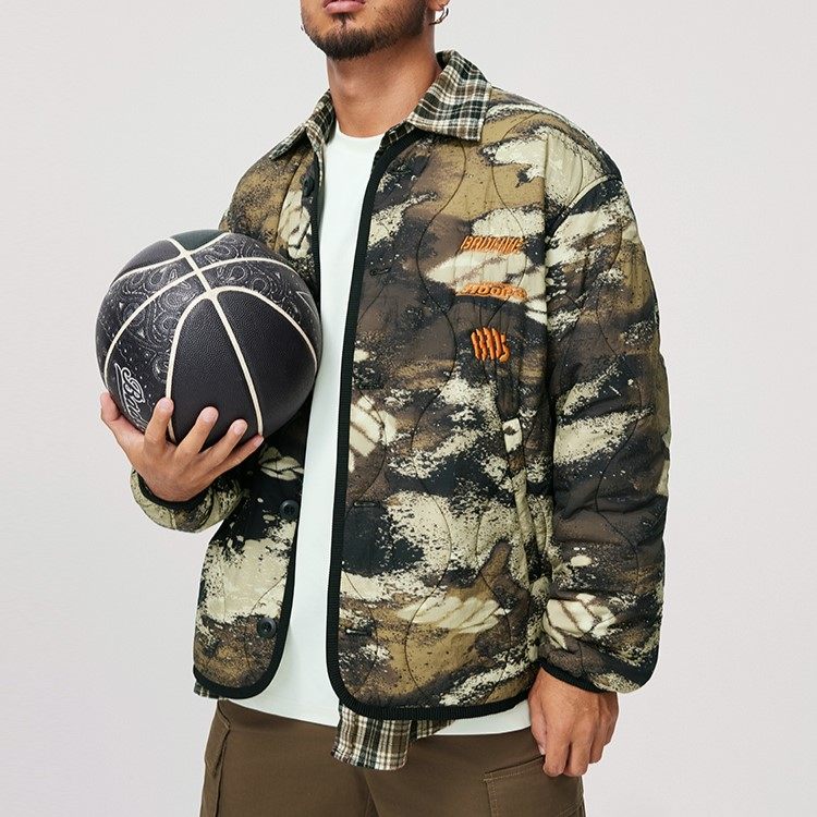 李宁短棉服2025冬季新款反伍BADFIVE男子防泼水宽松外套AJMU085