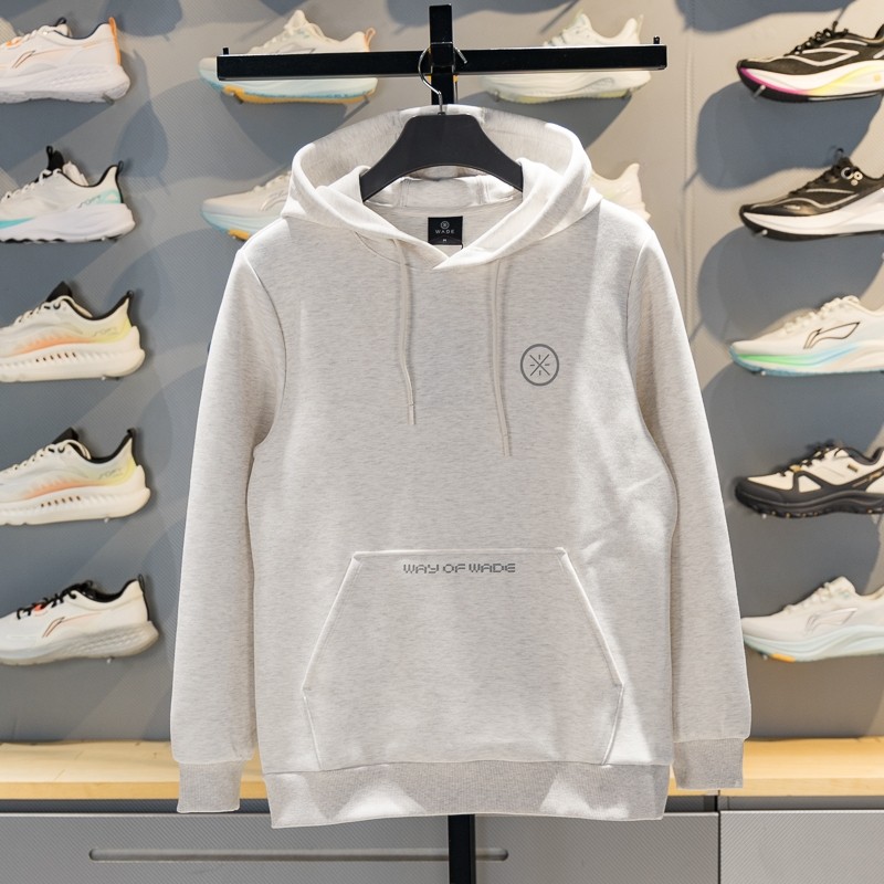 李宁男子连帽卫衣2026春季新款韦德系列舒适百搭套头卫衣AWDW271,运动服/休闲服装,运动卫衣/套头衫,淘宝优惠券,粉丝福利购,淘宝优惠卷