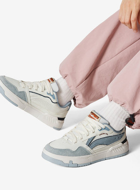 李宁休闲鞋运动潮流女子春秋舒适百搭时尚潮流经典休闲鞋AGCV024