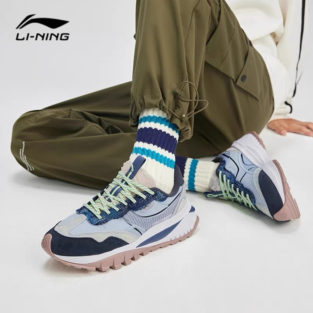 李宁方圆EVO休闲鞋女春季