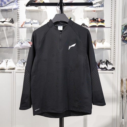 李宁长袖男子透气长袖T恤