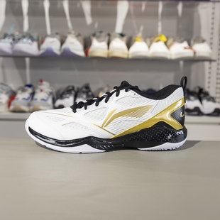 LITE男女防滑耐磨减震训练鞋 疾风 AYTU025 2024新款 李宁羽毛球鞋