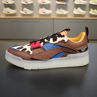 李宁板鞋男子惟吾Low玩具总动员低帮软弹轻便运动休闲鞋AGCS281