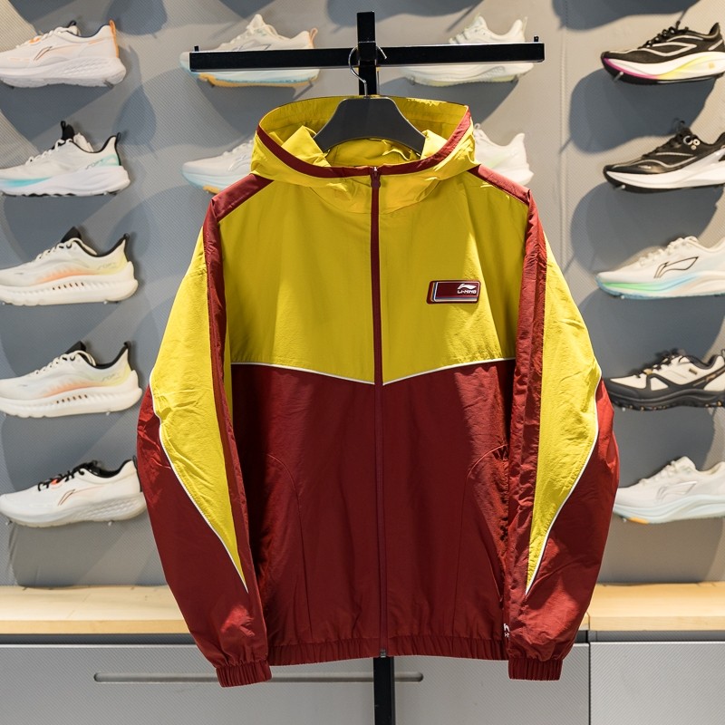 李宁运动风衣男子2026春季新款防泼水宽松休闲连帽外套AFDW849,运动服/休闲服装,运动风衣,淘宝优惠券,粉丝福利购,淘宝优惠卷