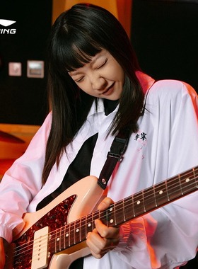 中国李宁正品樱花时尚外套男秋季舒适长袖情侣运动服风衣AFDS943