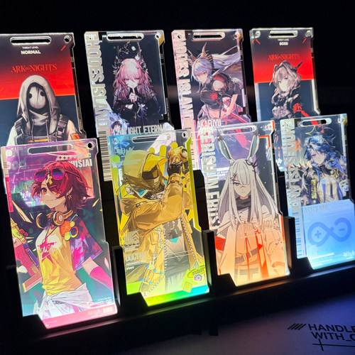 明日方舟电脑桌面夜灯展示架摆件