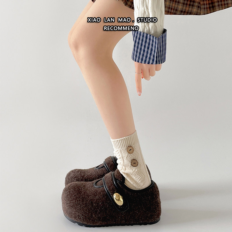 【好物推荐】厚底勃肯鞋加绒保暖