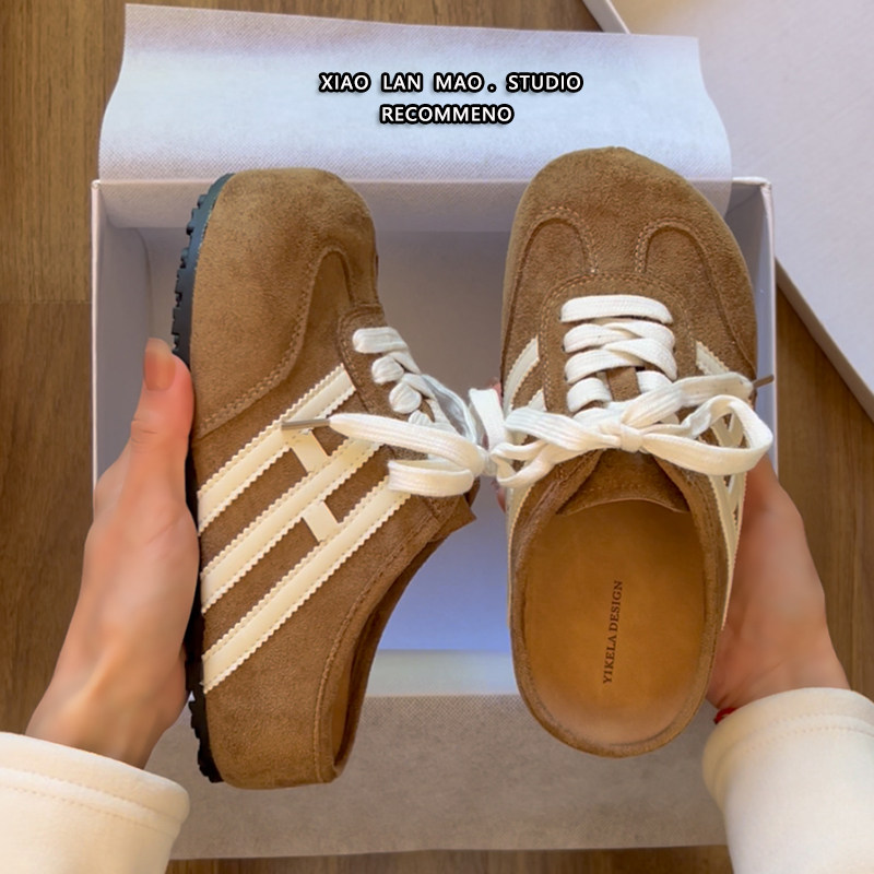 包头拖厚底增高一脚蹬2026春季新款防滑包头拖鞋女休闲百搭勃肯鞋,女鞋,包头拖,淘宝优惠券,粉丝福利购,淘宝优惠卷