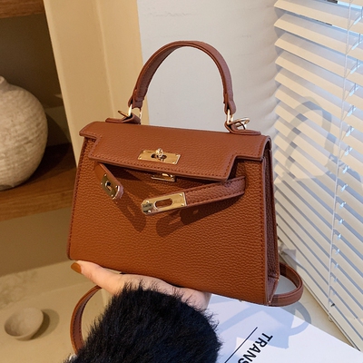 高级感洋气凯莉包斜挎手提小包