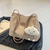 大容量包包女式 秋冬百搭简约单肩包高级感通勤托特水桶包 2026新款