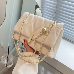 今年流行包包女2026新款高级感时尚单肩小方包百搭爆款链条斜挎包