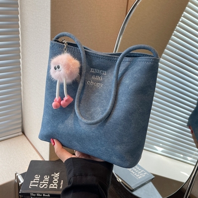 休闲简约复古百搭手提单肩腋下包