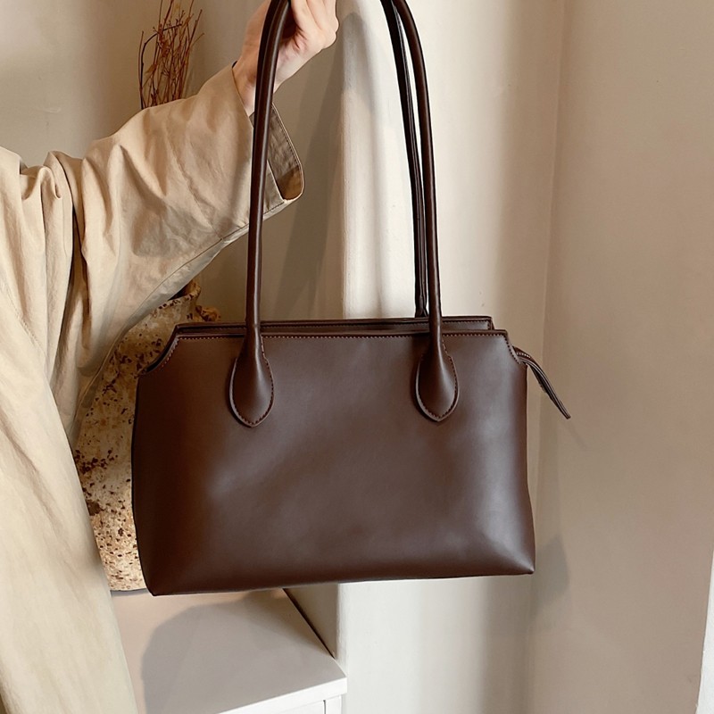 美拉德复古女士包包2025新款秋冬流行通勤单肩腋下包大容量公文包,箱包皮具/热销女包/男包,通用款女包,淘宝优惠券,粉丝福利购,淘宝优惠卷