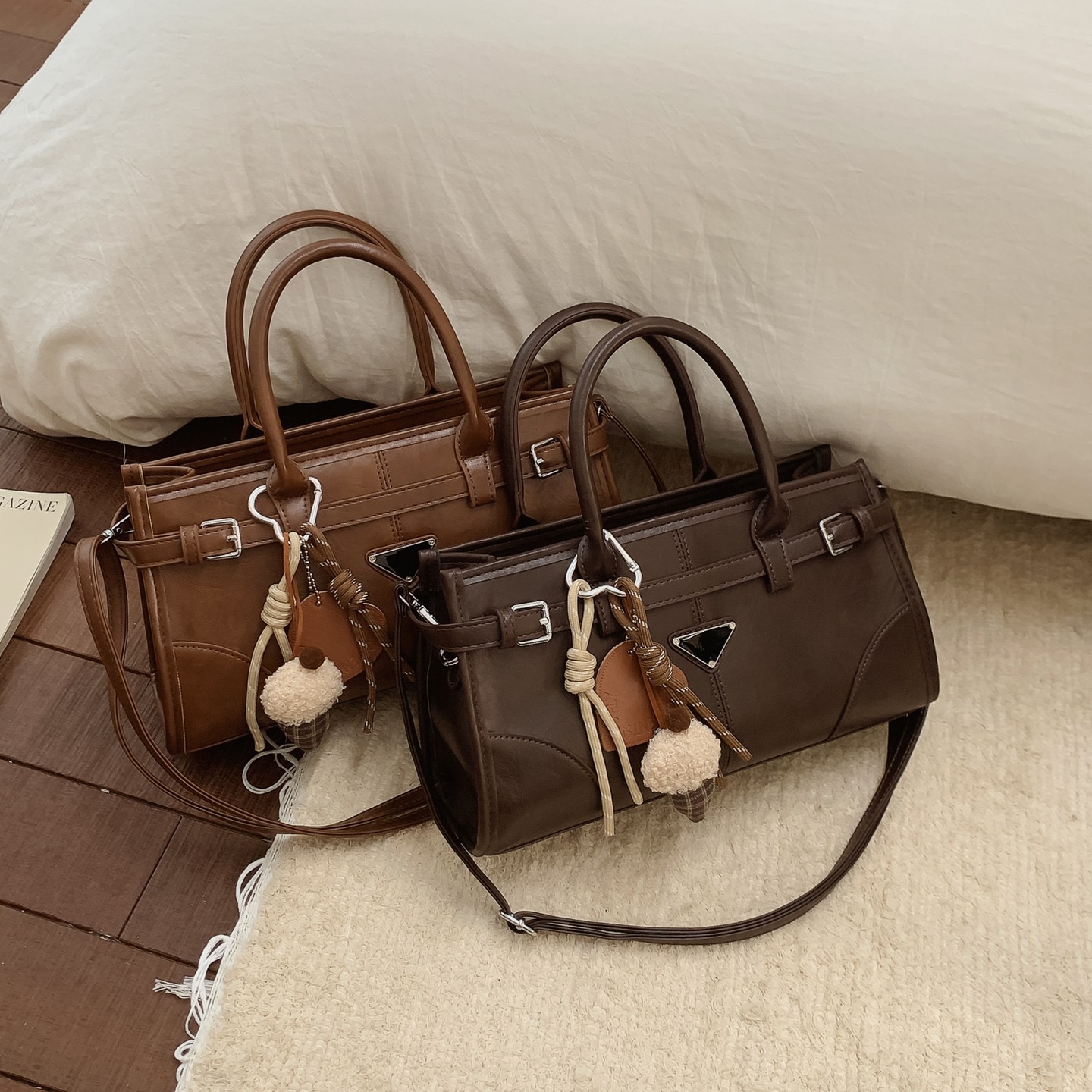 轻奢高级感包包女2026新款冬季复古百搭斜挎托特包上班通勤手提包,箱包皮具/热销女包/男包,通用款女包,淘宝优惠券,粉丝福利购,淘宝优惠卷