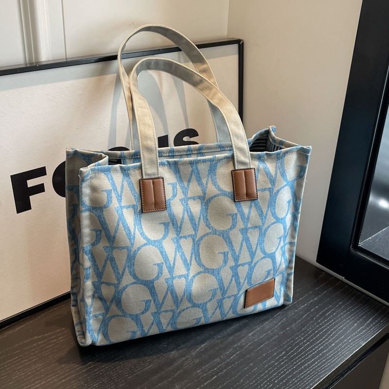 大容量帆布包女2025新款秋冬休闲单肩包上班通勤托特包旅行手提袋,箱包皮具/热销女包/男包,通用款女包,淘宝优惠券,粉丝福利购,淘宝优惠卷