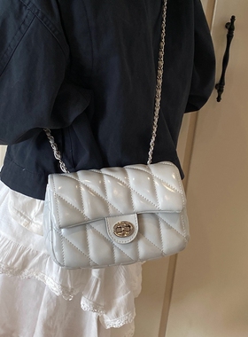 小香风菱格链条包包女2026新款网红百搭爆款斜挎包时尚超火小方包