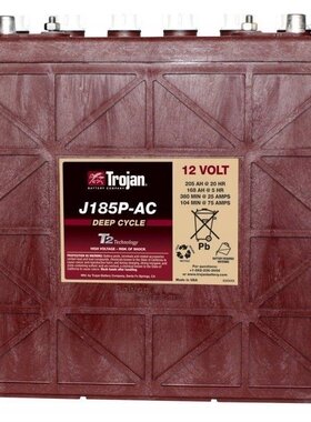 Trojan邱健蓄电池 J185P-AC 12V205Ah电动机械 观光车 休闲车专用