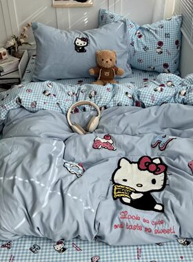 HelloKitty水洗棉毛巾绣套件