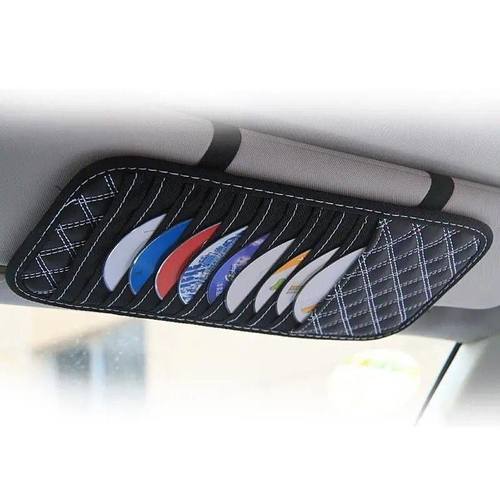 汽车cd夹 车载cd包 多功能遮阳板套CD夹车用光盘碟片夹收纳袋通用