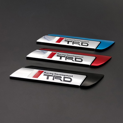 适用于TRD车贴改装汽金属