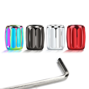 防盗汽车轮胎气嘴帽气门嘴盖电动摩托车胎芯套冒金属防尘盖帽通用