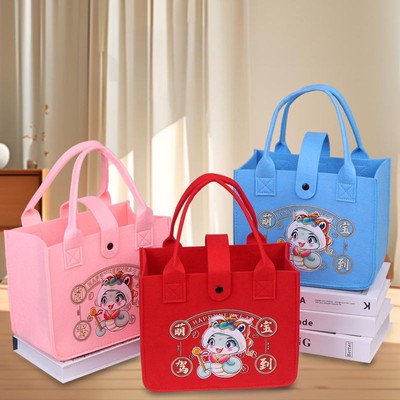 蛇年新款百日伴手宝宝手礼周岁礼品袋红包喜面礼盒满月鸡蛋礼盒