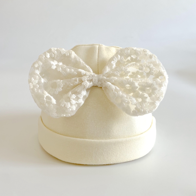 纯棉套头帽柔软弹力护囟门宝宝帽