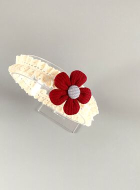 婴儿发带公主发饰弹力不勒头韩版洋气周岁头饰发箍花朵头带头花