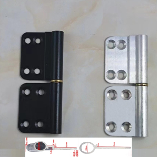 厕所卫生间门合页铝合金门不锈钢浴室门合叶折页铰链配件铝合页