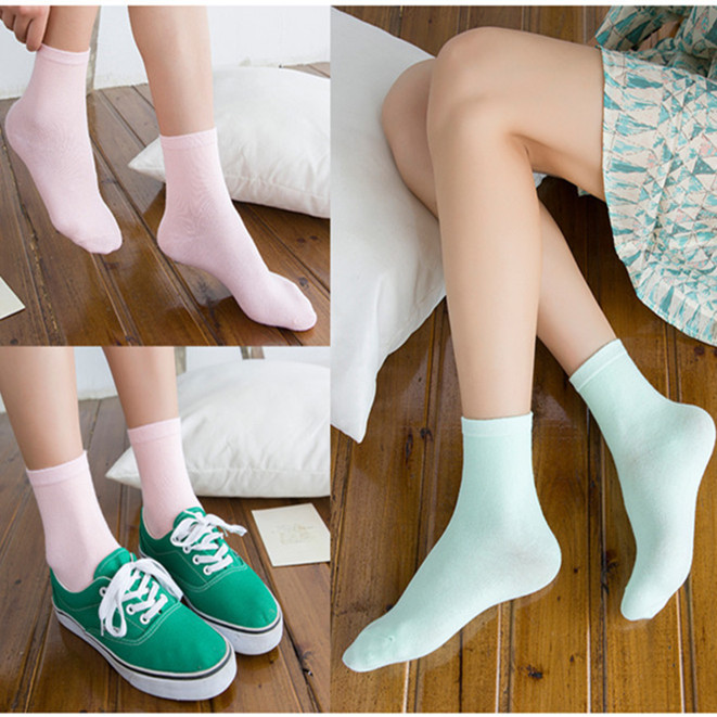 女抗起球吸汗袜子防臭纯棉特价