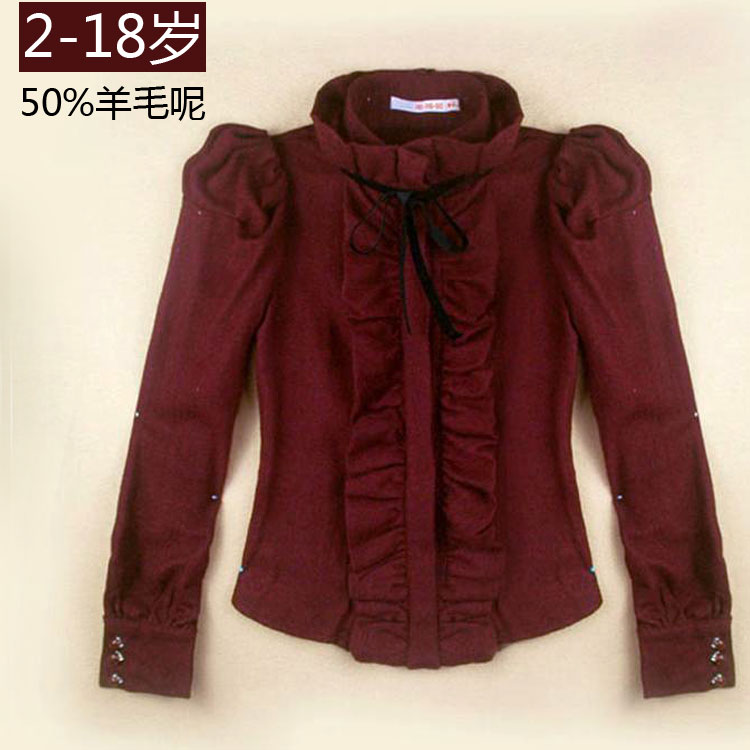 Manteau pour fille en laine - Ref 2162205 Image 1