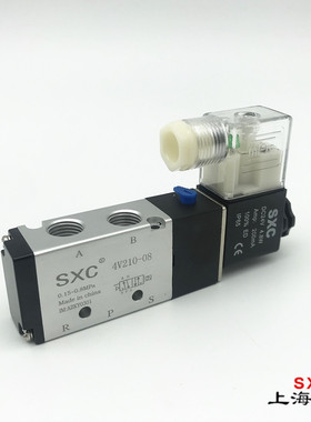 上海星辰二位五通单电控电磁阀4V210-06/08 4V110-06 4V310 4V410