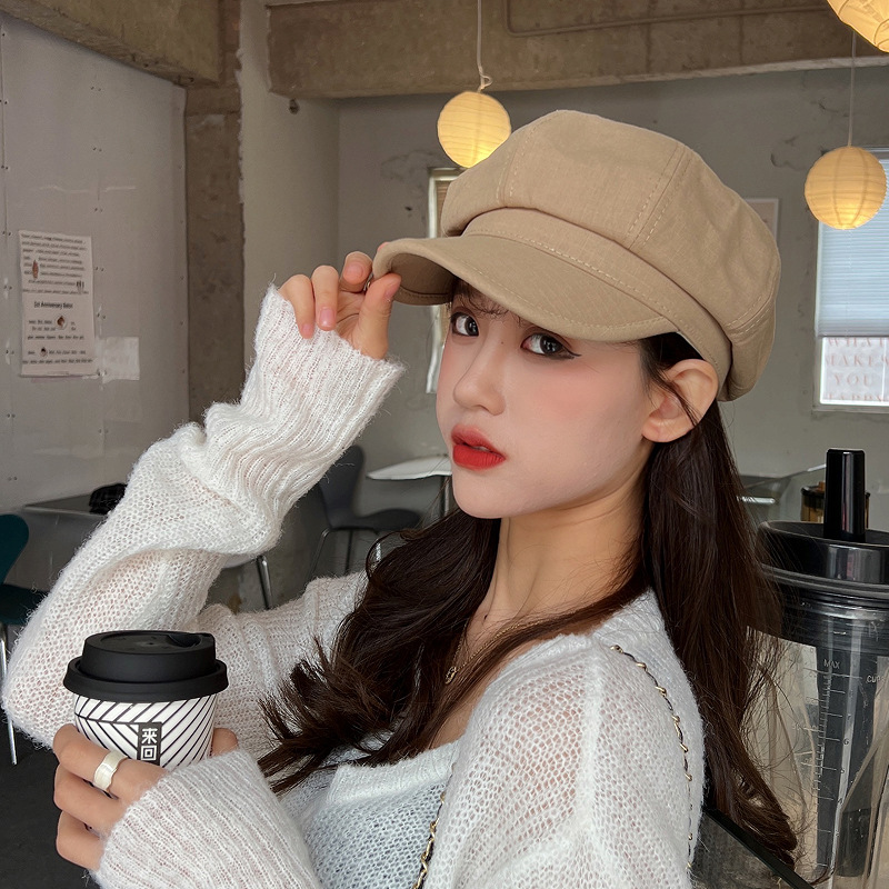 女士情侣贝雷帽春秋季新款