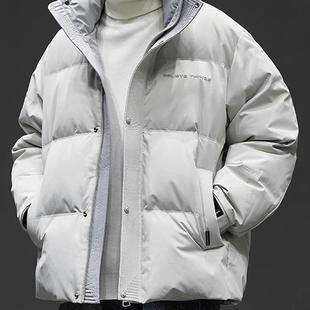 2025新款羽绒服男冬季立领保暖棉服男生加厚夹克外套冬天棉袄男装
