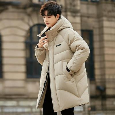 男士羽绒服冬季2025新款中长款连帽高端外套男生加厚保暖情侣秋装