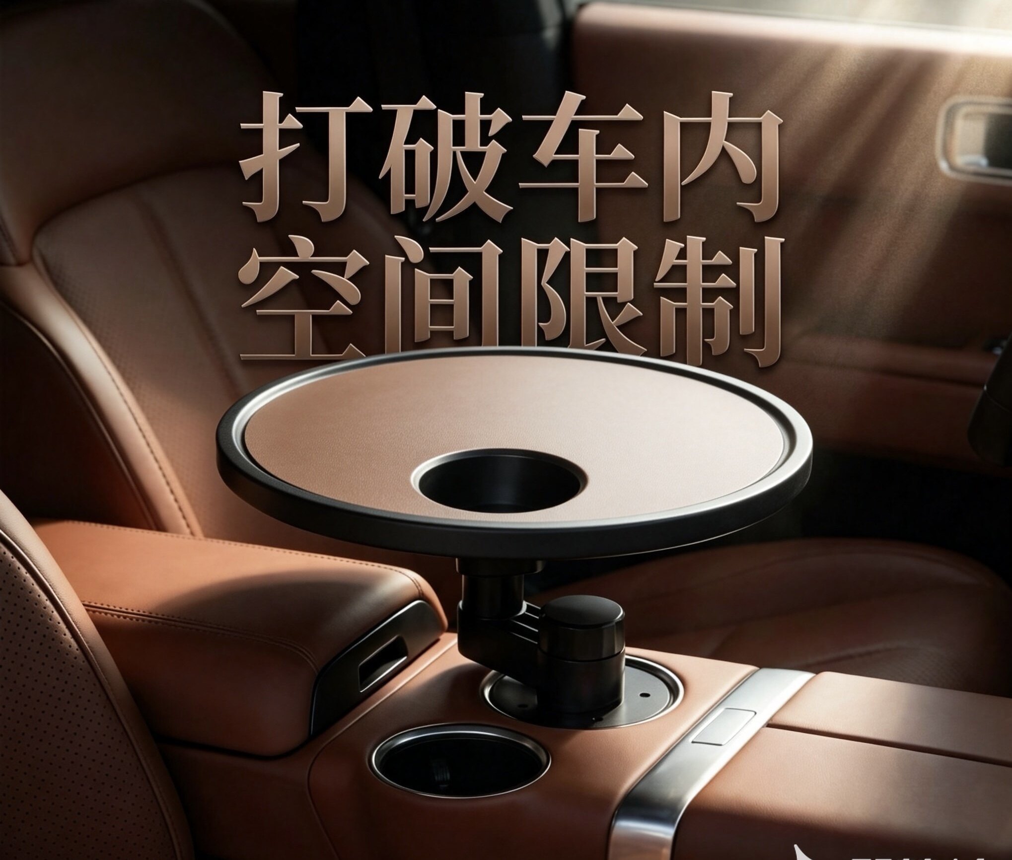 车载悬浮小桌子汽车内前排小桌板车上餐桌主驾驶神器副驾车用托盘