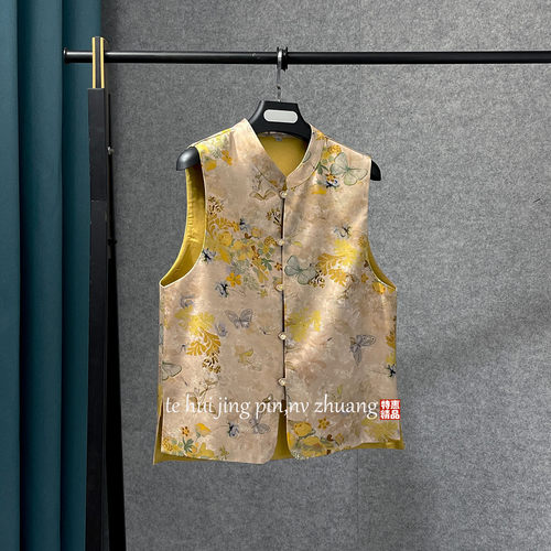 新中式国风马夹女2025年春秋新款