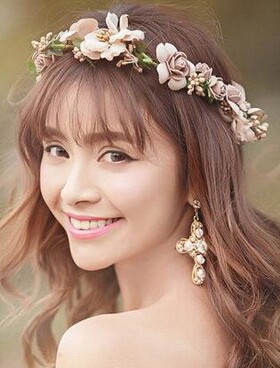 森女花环头饰发饰新娘节日度假