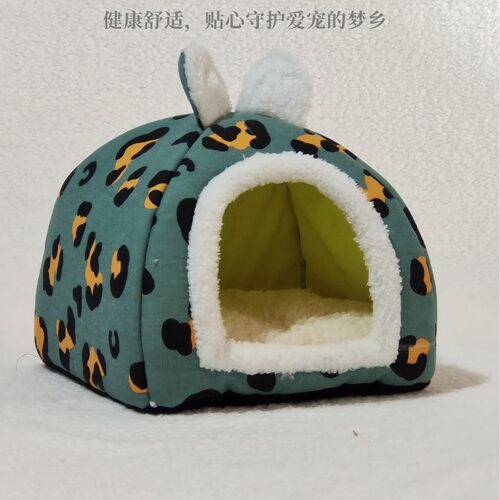 蒙古包狗房子可拆洗小型犬半封闭猫窝狗窝宠物窝四季可用