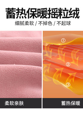 冬季保暖防风帽子女围脖面罩一体防寒户外骑行滑雪抓绒套头帽