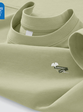 真维斯绿色短袖男夏季美式纯棉上衣男款2026新款宽松无袖t恤男士L