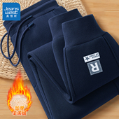 休闲裤 真维斯裤 冬季 宽松男士 子男加绒冬保暖2026新款 加厚绒男裤