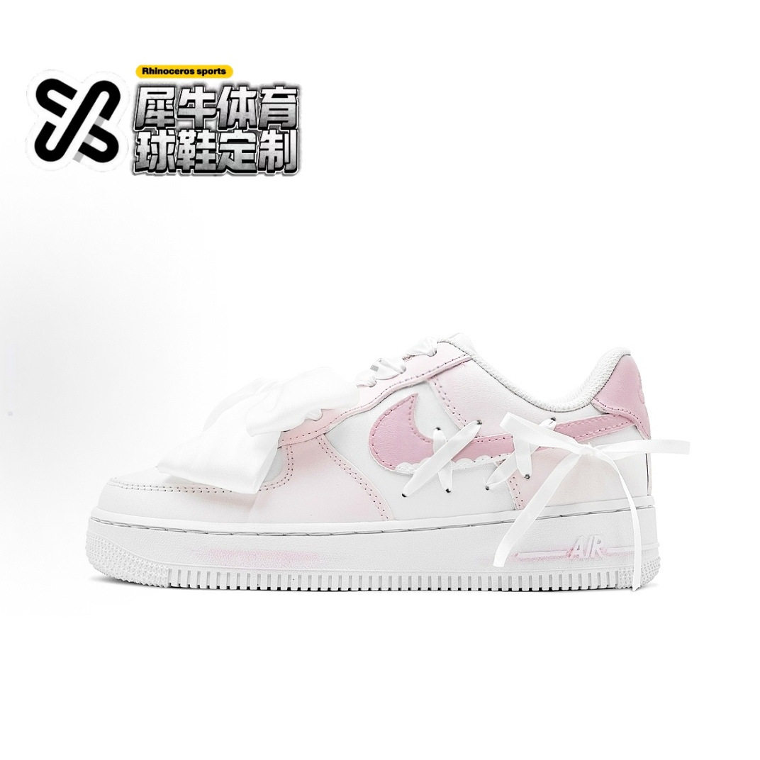 nike空军一号可拆卸蝴蝶结